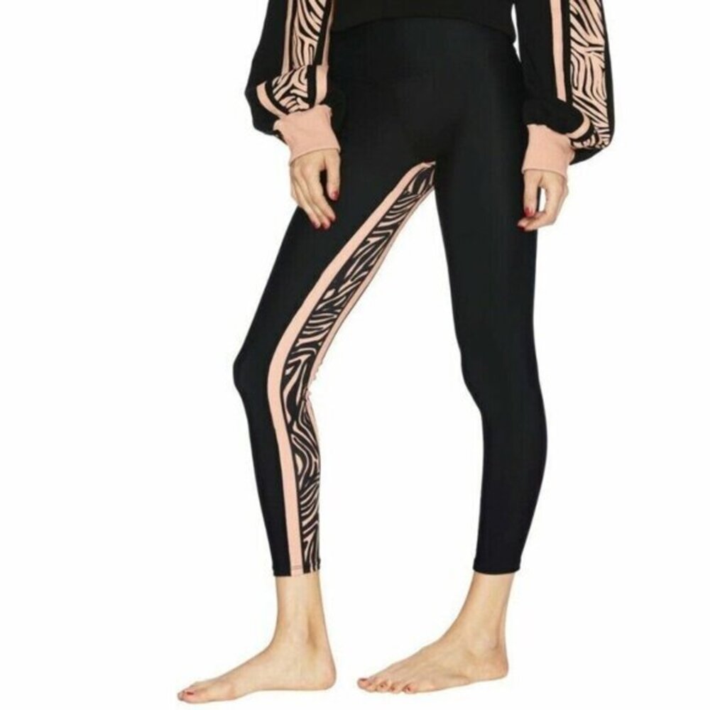Beach Riot Gracie Zebra Inseam Legging High Rise Yoga Athletic SZ XS New